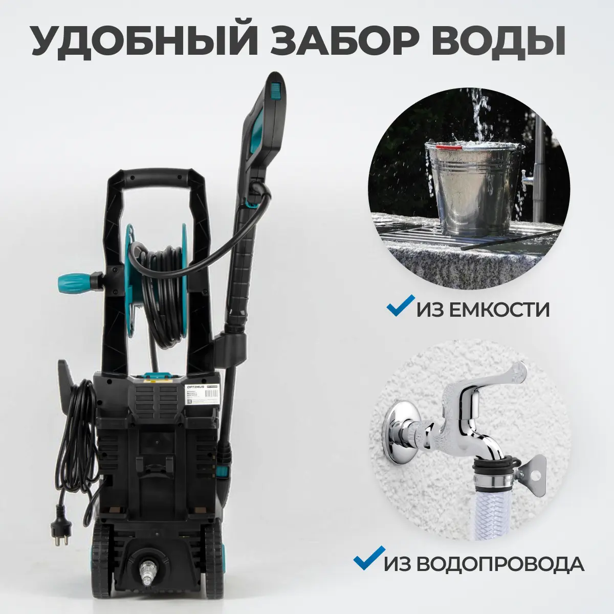 Мойка высокого давления OPT-HPW1800
