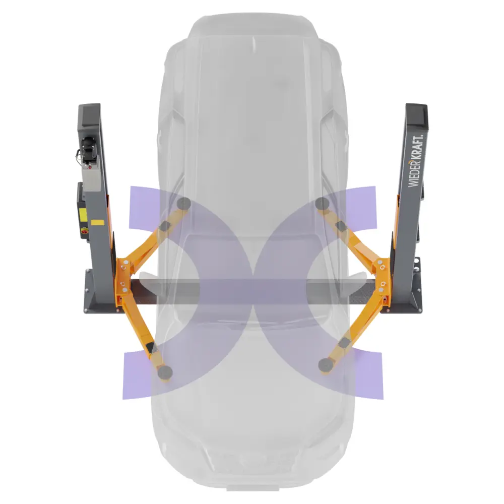 wdk-522e-3 Двухстоечный подъемник WDK-522E
