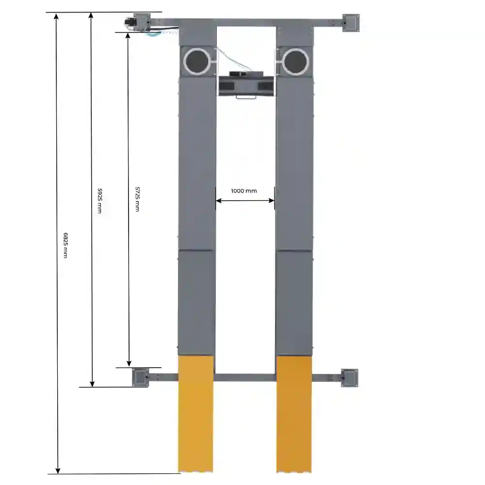 wdk-550-666 Четырехстоечный подъемник WDK-550