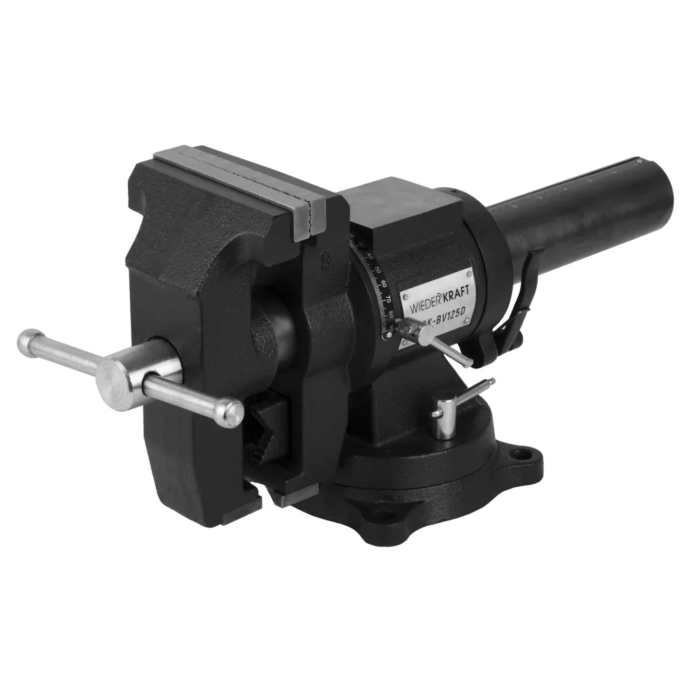 Поворотные слесарные тиски WDK-BV125D