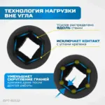 opt 60112 nabor udarnykh golovok 3 4 17 41 mm 12 predmetov